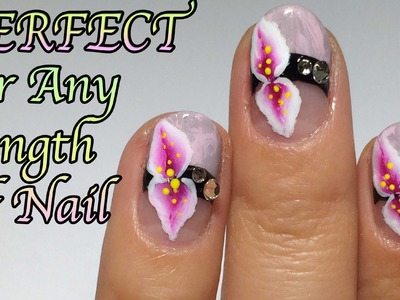 No Water Marble Nail Art+ One Stroke Flower