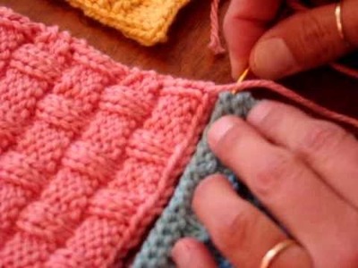 Part 3: How to seam the Dream Catcher Baby Blanket