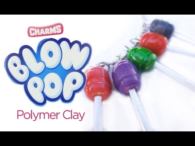 Polymer Clay Blow Pops: Miniature Food Tutorial