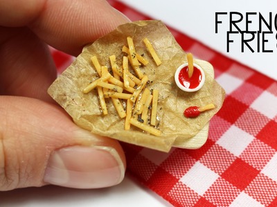 Polymer clay French Fries TUTORIAL