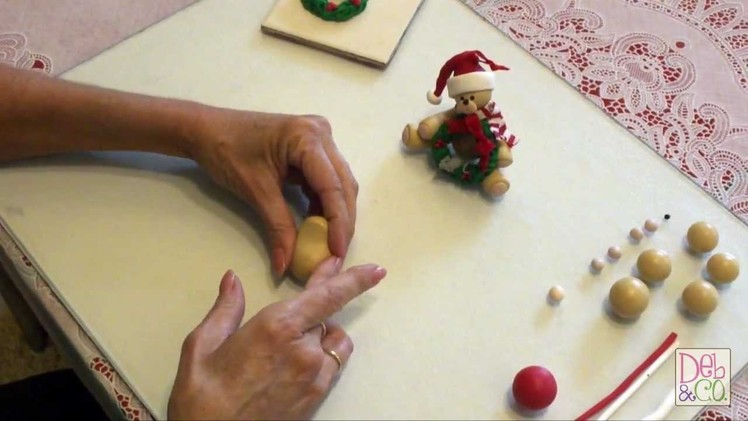 Polymer Clay - How to make a Christmas Bear