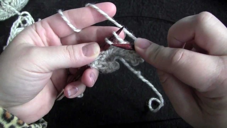 Purl 2 Together Through Back Loop