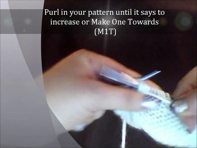 Purl Side Increase