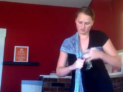 Rebozo Baby Sling with a Scarf