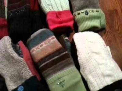 Recycled Sweater Mittens