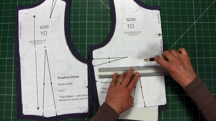 Sewing - Make Your Own Clothes - Part 3 - Transfer Markings - Learn to Sew