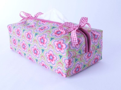 Tissue Box Cover sewing tutorial by Debbie Shore