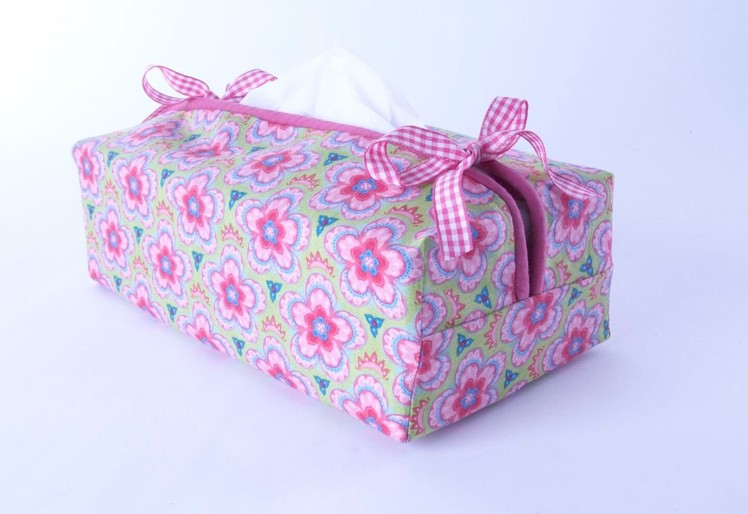 Tissue Box Cover sewing tutorial by Debbie Shore