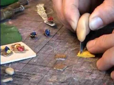 Waffles How to Make from Polymer Clay in Miniature by Garden of Imagination