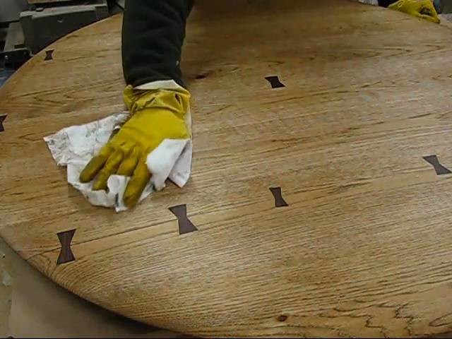 Woodworking how to repair, a kitchen table top, with a Dutchman wood joint,  by Jon Peters