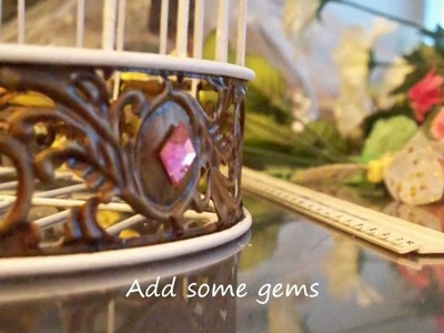 Altering a Bird Cage by C Mom Go
