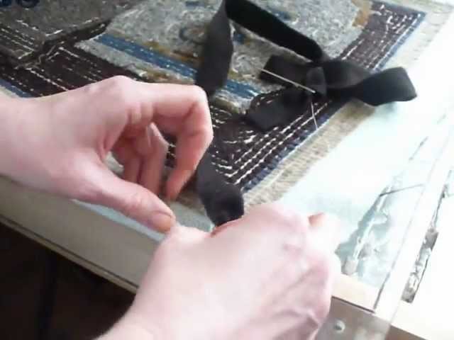 Binding a Rug With 1 Inch Wool Strips