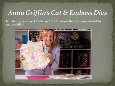 Cricut Cuttlebug Cut & Emboss Dies Flower Bramble Anna Griffin