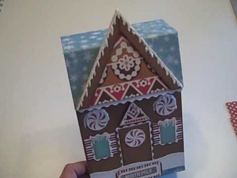 Gingerbread House Mini Album Recipe "Box"