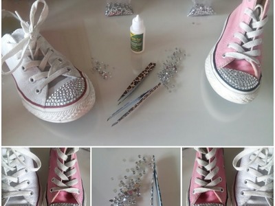 How I Customize My Converse With Crystal Rhinestones