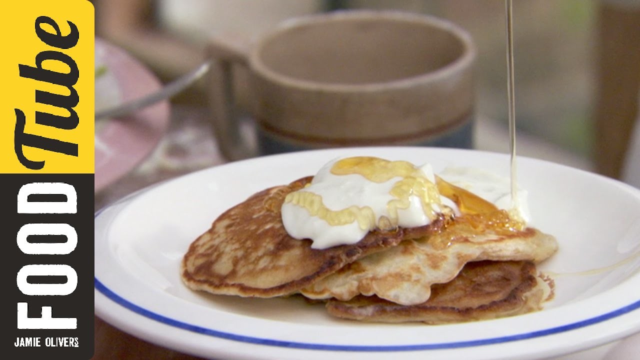 How To Make One Cup Pancakes | Jamie Oliver
