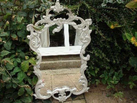 How to paint shabby chic furniture!