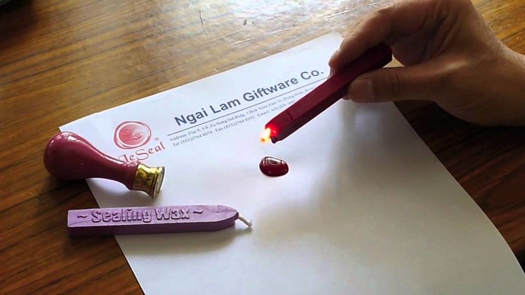 How to use our sealing wax