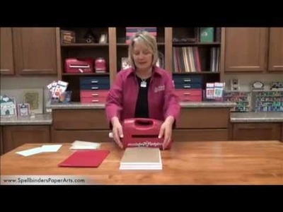 How to use Spellbinders Raspberry Plate w Embossing Folders