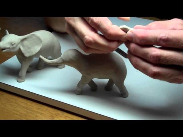 Learn Sculpting - Lesson 3, Part 2: Sculpt a Baby Elephant