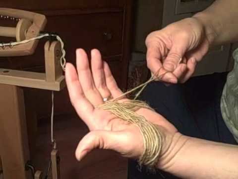 Making an Andean Bracelet and Andean Plying On A Wheel