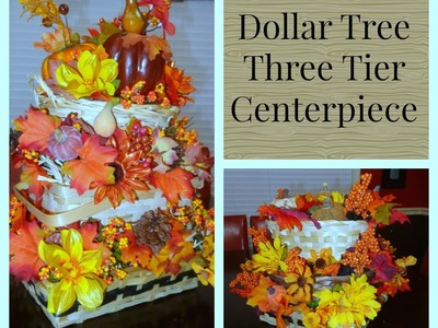 Three Tier Basket Fall Flower Arrangement