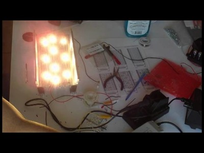 30 LED Build: Step 5: Test each series of LEDs