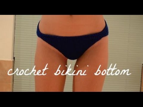 Crochet bikini bottoms tutorial