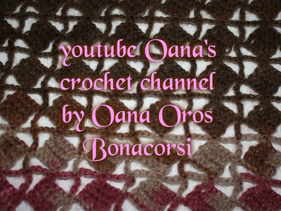 Crochet diamonds into squares stitch