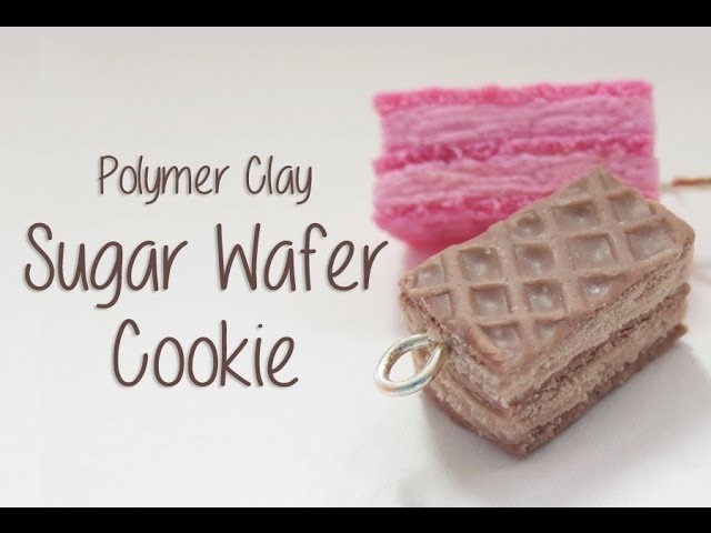 Easy Polymer Clay Sugar Wafer Cookie Tutorial