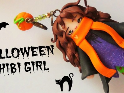 Halloween Chibi Girl Polymer Clay Tutorial