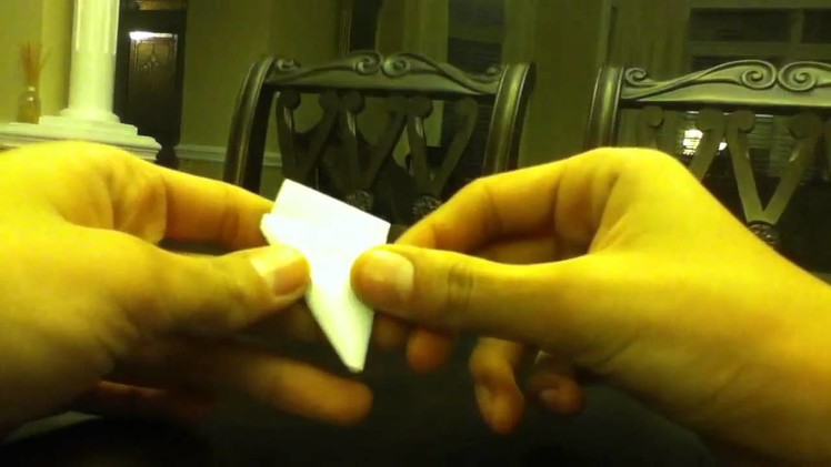 How to make a mini paper football