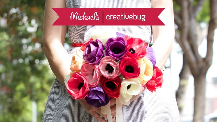 How To Make A Paper Flower Bouquet | Class Preview