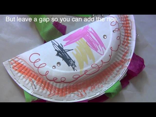 How to make a paper plate shaker