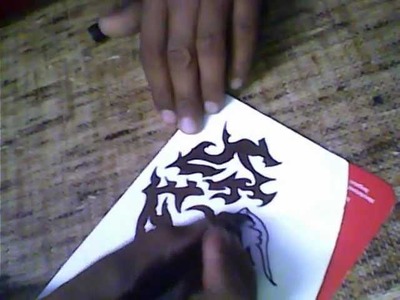 How to make tattoo on paper