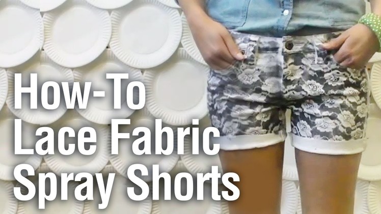 How-to Spray Paint Shorts
