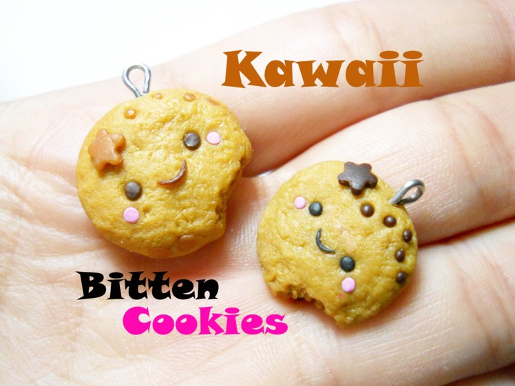 Kawaii Bitten Cookie ｡◕ ‿ ◕｡ Biscottino Kawaii con il Morso (Polymer Clay Tutorial)