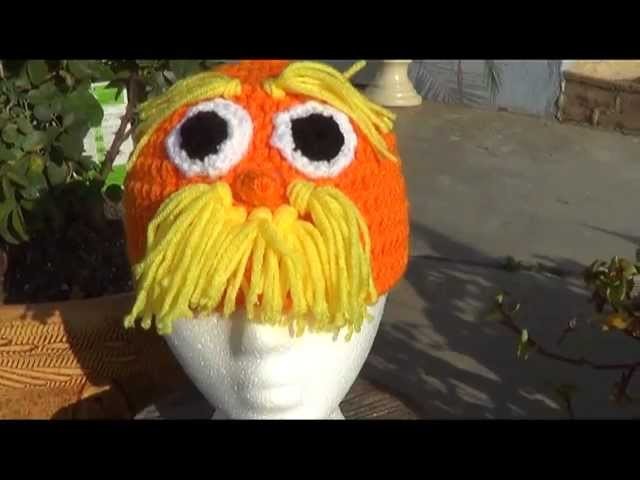 Lorax Character Beanie Tutorial - Right Handed