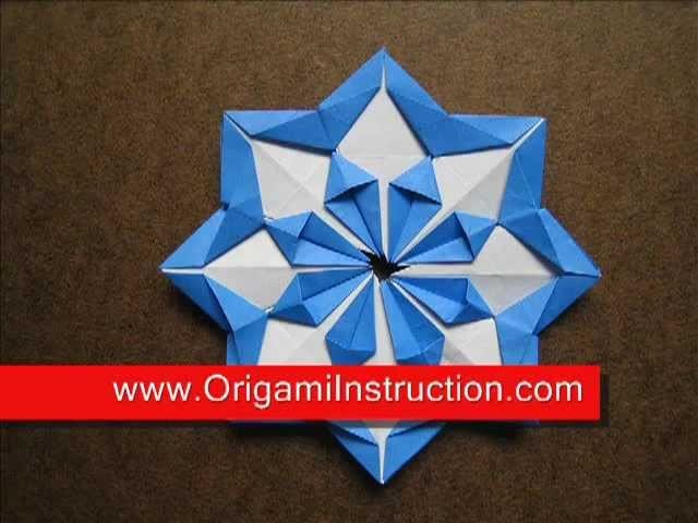 Paper Folding Origami Modular Diamond Star