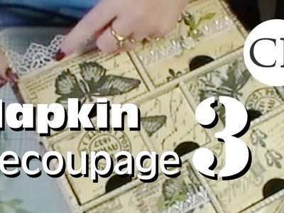 Paper Napkin Decoupage Part 3