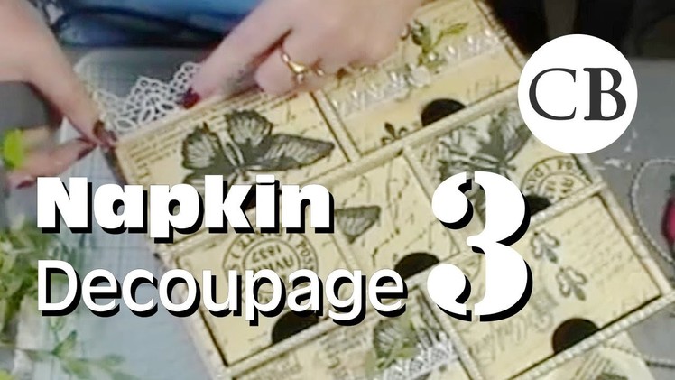 Paper Napkin Decoupage Part 3