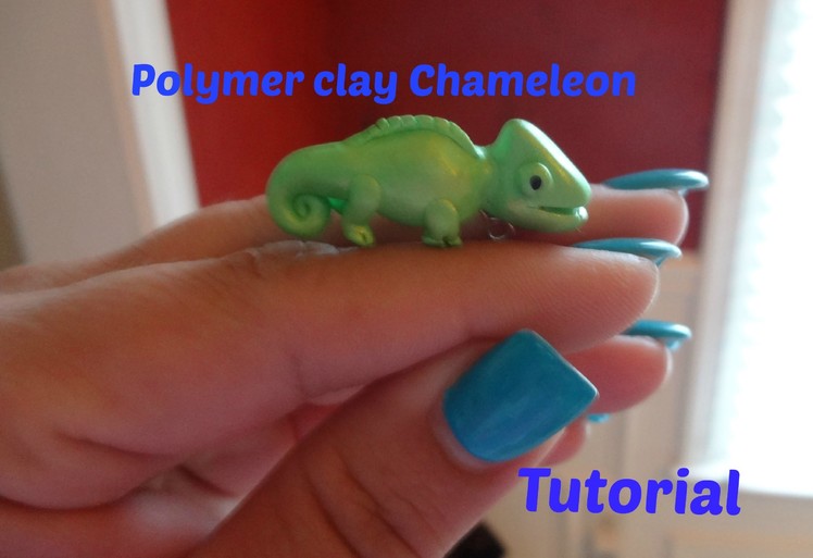 Polymer Clay Chameleon charm  tutorial