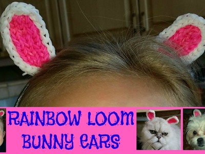 RAINBOW LOOM BUNNY EARS EASY - HOW TO