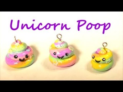Unicorn Poop - Polymer Clay Charm By Summer