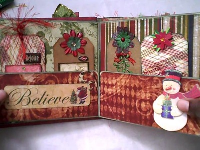 2010 File Folder Christmas Mini Album