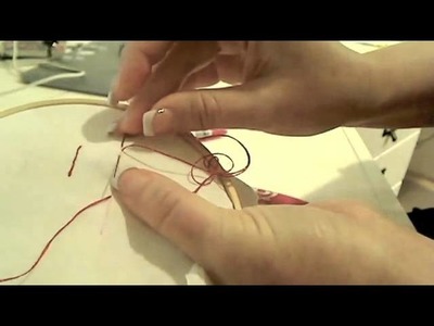 Backstitch How-To from We Love French Knots by Bari J.