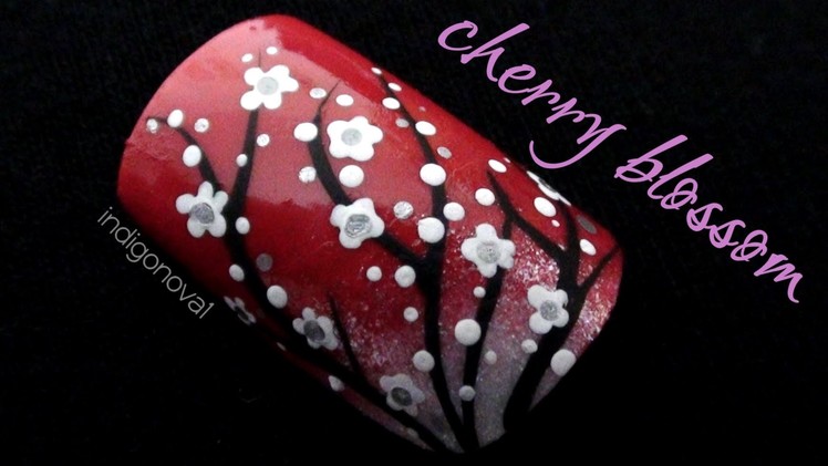 Cherry Blossom Nail Art Tutorial