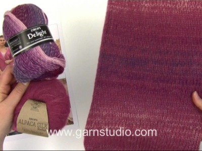 DROPS Technique Tutorial: Alternative yarn: Verdi = Delight and Brushed Alpaca Silk – Pink