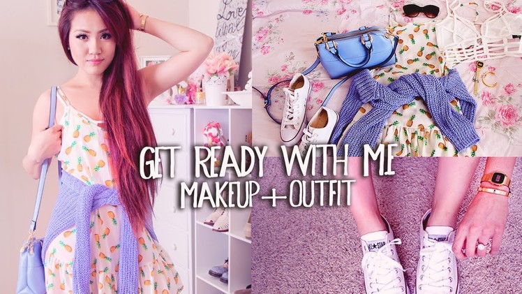 Get Ready With Me ✿ Makeup & Outfit | Shopping