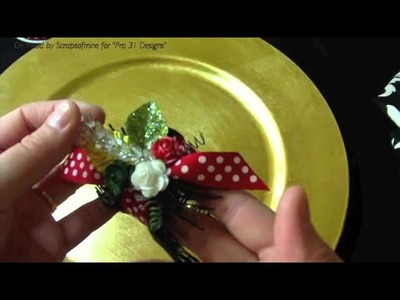 Holiday Napkin Rings - "Pro 31 Designs" DT Project #4